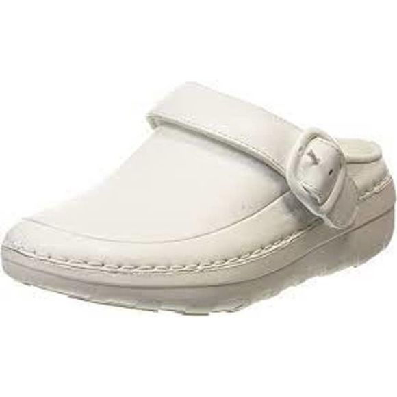 FitFlop Men\'s Gogh PRO Leather Medical Professional White, 13 M US